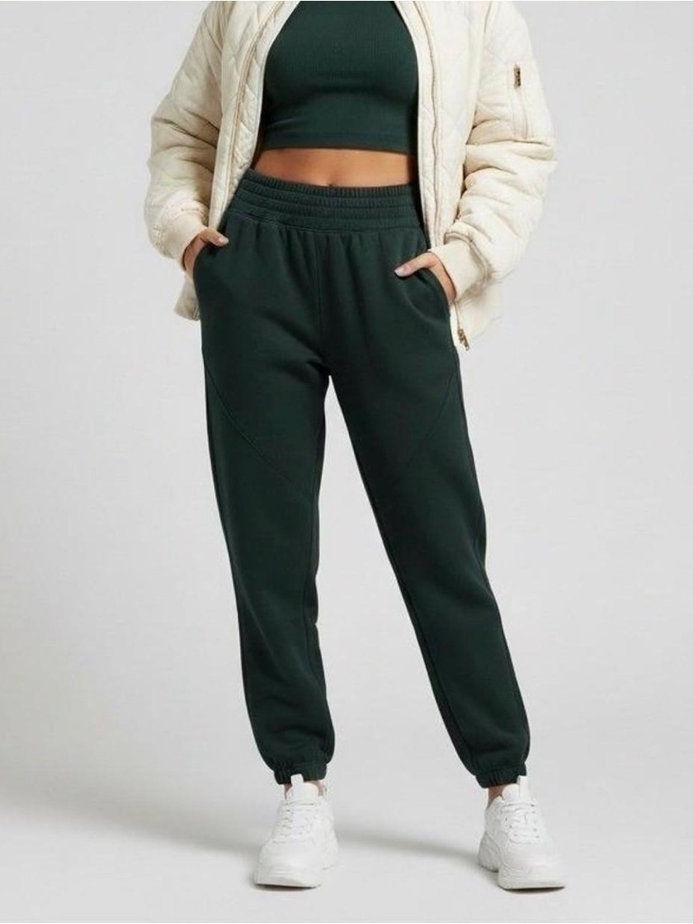 Abercrombie YPB neoKNIT Joggers - forest green